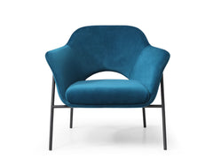 Whiteline Karla Leisure Armchair Blue | Grey