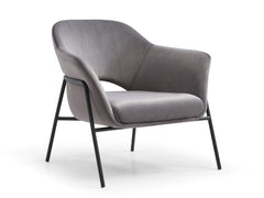 Whiteline Karla Leisure Armchair Blue | Grey