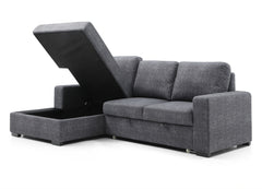 Whiteline Elga Sectional Bed Dark Grey SL1708F-DGRY