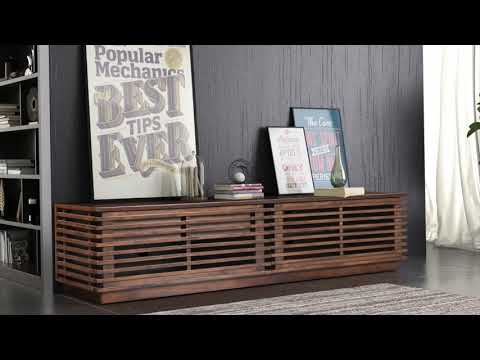 Zuo Modern Linea Wide Entertainment Stand Walnut 199052